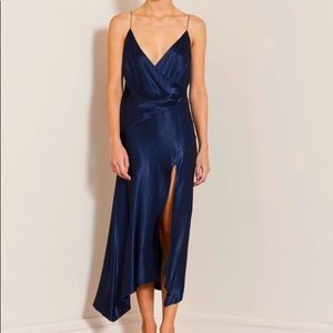 Bec + Bridge Moon Dance Wrap Dress - Navy